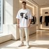 2026New Arrival Breathable Crew Neck Unisex WoUnisex Summer Casual Fashion Streetwear Novelty Tee Cotton  T-shirts Gesture Fun Print
