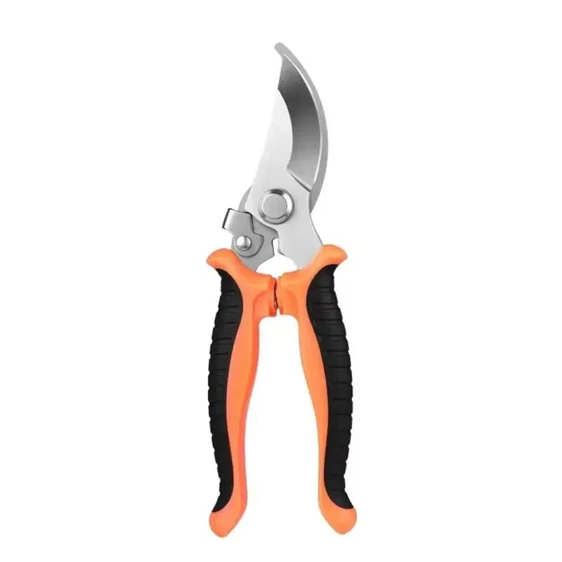 

Professional Sharp Bypass Pruning Shears - Garden Pruner Scissors Tree Trimmers Secateurs Hand Clippers for Gardening помаранчевий