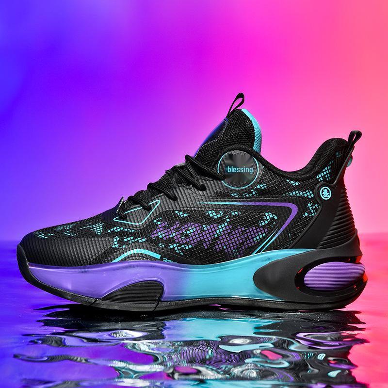 

Мужские низкие баскетбольные кроссовки с нескользящей подошвой - Весенне-летние износостойкие амортизирующие спортивные кроссовки для цементных площадок 38