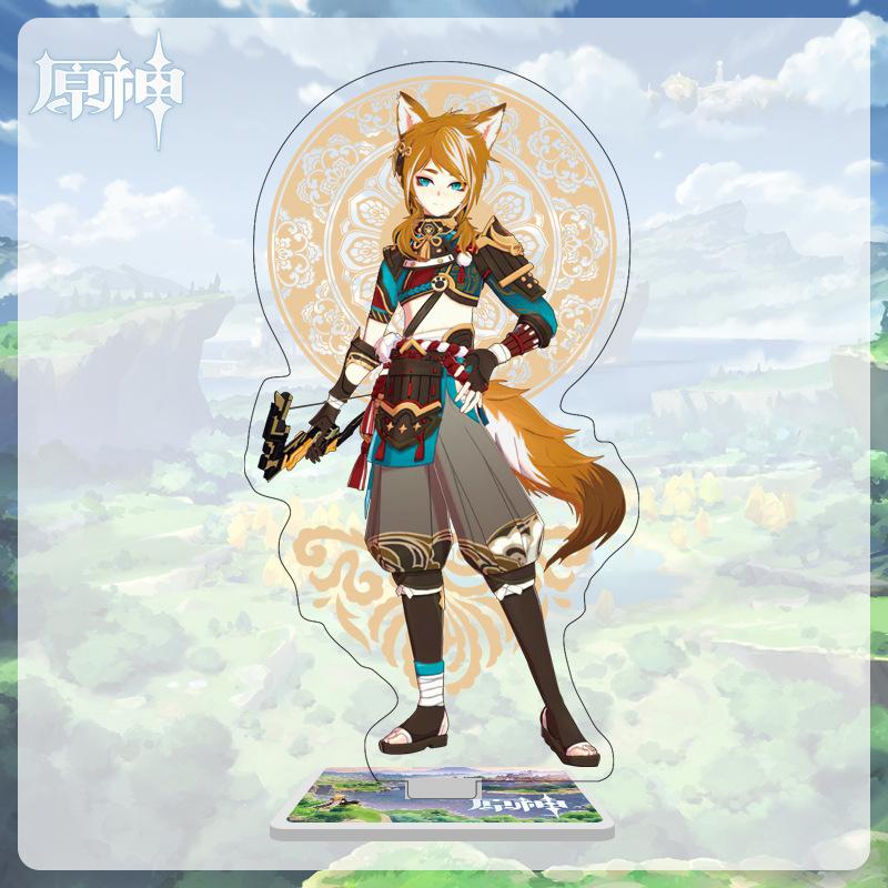 

Акриловая большая стойка высотой 16 см с персонажами из Мондштадта, Ли Юэ и Инадзума из Genshin Impact 16cm