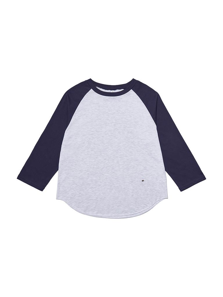 OVT-U Cozy Mellow Charm Raglan Top_Navy