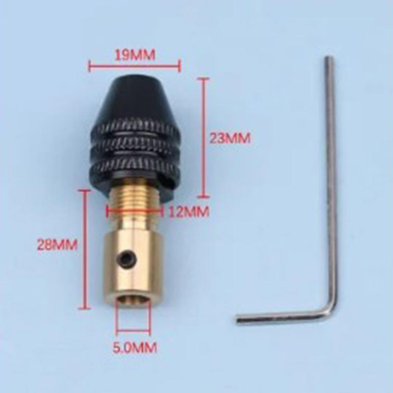 1 Set Mini Chuck Tool Fixture Clamp 2Mm-5Mm Universal Small Electronic Drill Bit Collet Multifunction Micro Electric Drill Chuck