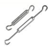 Stainless steel sun visor fixing kit, rectangular, sun visor fixing kit M5