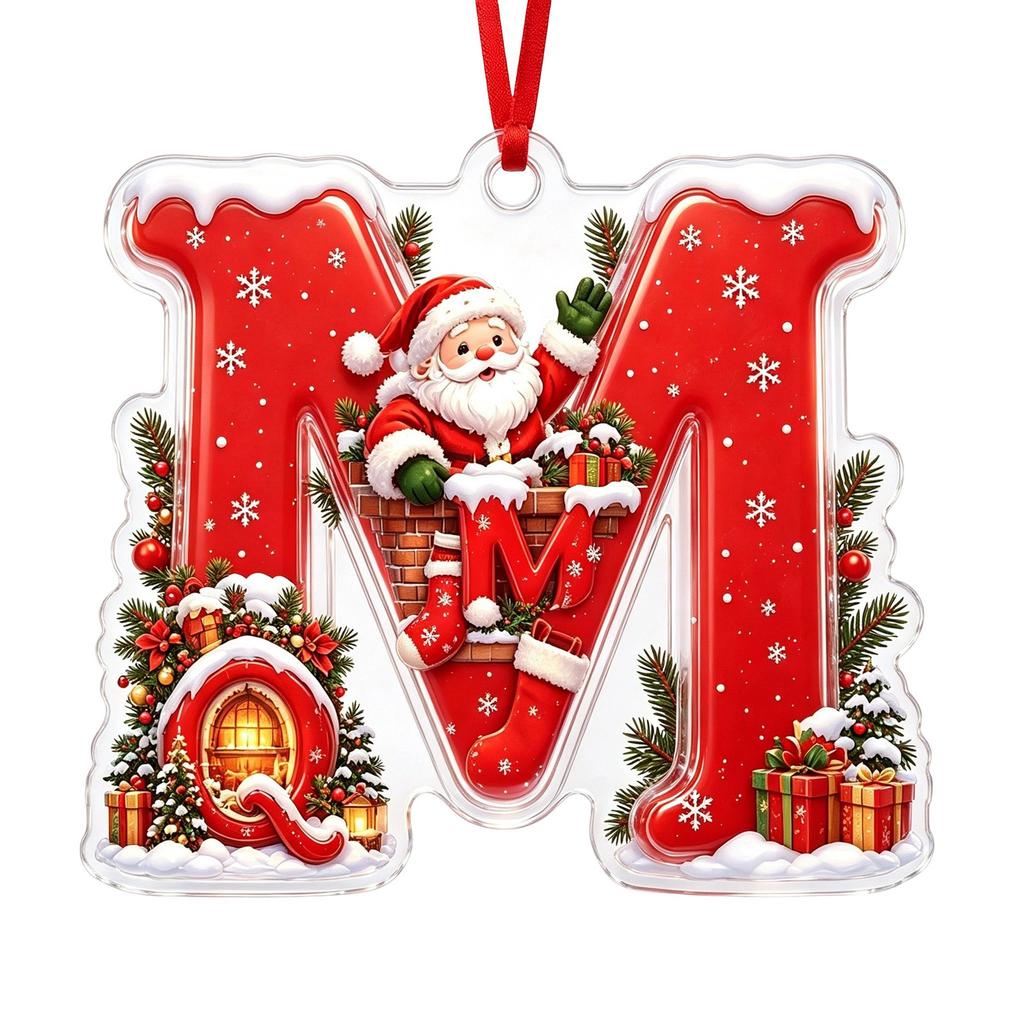 Christmas Tree Hanging Ornaments, Festive Decorations for Holiday Home Party Indoor Decor