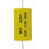 4Pcs 33uF 250V MKP Audio Capacitor Yellow Non For Speaker Crossover Frequency Division Home Theater Repair Parts