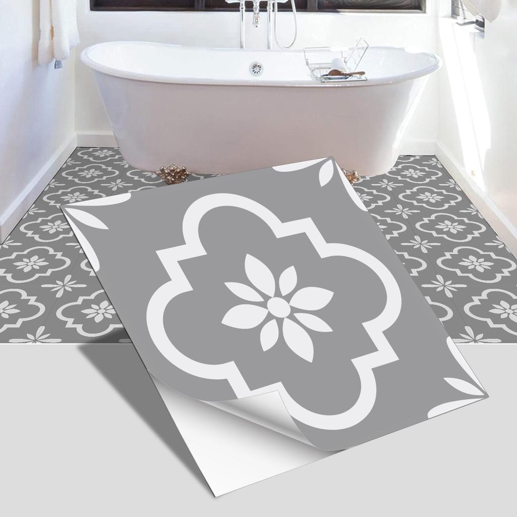 Adesivo per Piastrelle Europee Portoghesi Pavimento Bagno Camera da Letto Decorazione Pavimento Adesivo Murale Opaco Ispessito Impermeabile Autoadesivo