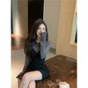 Spring and Autumn New Pure Temperament Slim Skirt Skinny Fake Two-piece Hip Wrap Skinny Spice Girl Dress Women