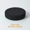 Nordic Style Round Seat Cushion Cover Elastic Jacquard Chair Cover Floor Cushion Case Futon Tatami Cushion Case for Living Room