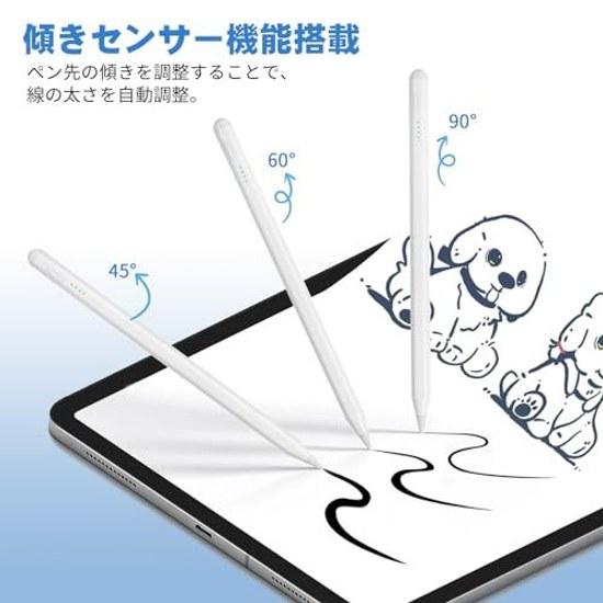 FFOGG iPad Pencil Apple Ultra High Sensitivity Compatible Touch Pen Stylus Type-C Fast Charging Magnetic Attachment Tilt Accidental Activation Wear