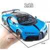 Große Größe 1:18 Bugatti Chiron Supercar Modell Colletable Miniatur Voiture Wohnkultur Druckguss Spielzeug Fahrzeug Kinder Junge Spielzeug Geschenk