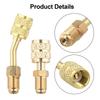 HVAC Werkzeug 45 Grad Adapter Messing Material Problemlose Installation Auslaufsicheres Design Messing Und Gummi Adapter Adapter