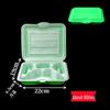 Disposable Four-Compartment Takeaway Meal Boxes