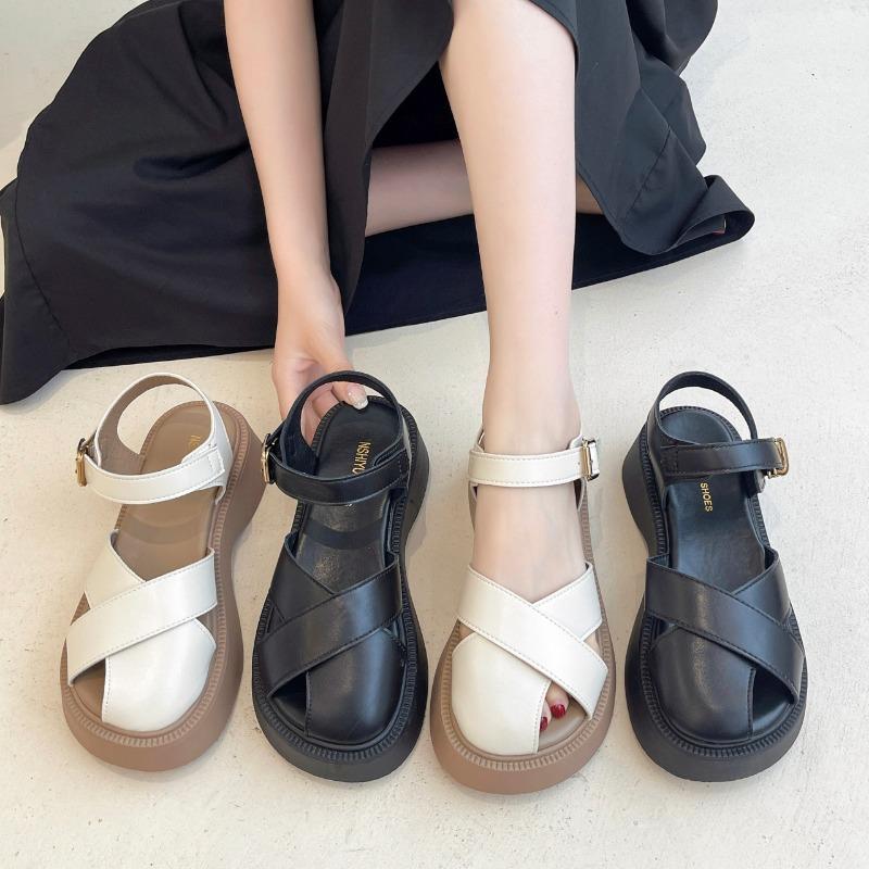 Fashion Women's Sandals Novelties 2025 Platform Orthopedic Roman Comfortable Flat Summer New Sandals Woman Comfortable Fashion Shoes
