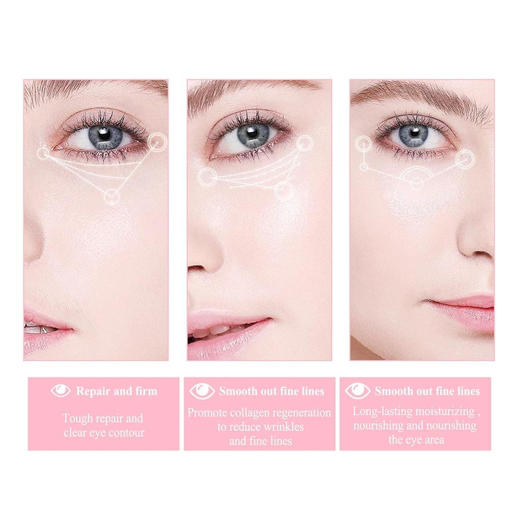 Retinol Smooth Wrinkle Eye Cream Anti Puffiness Remove Dark Circle Eye Bag Stick Fade Fine Line Whitening Moisturizing Skin Care