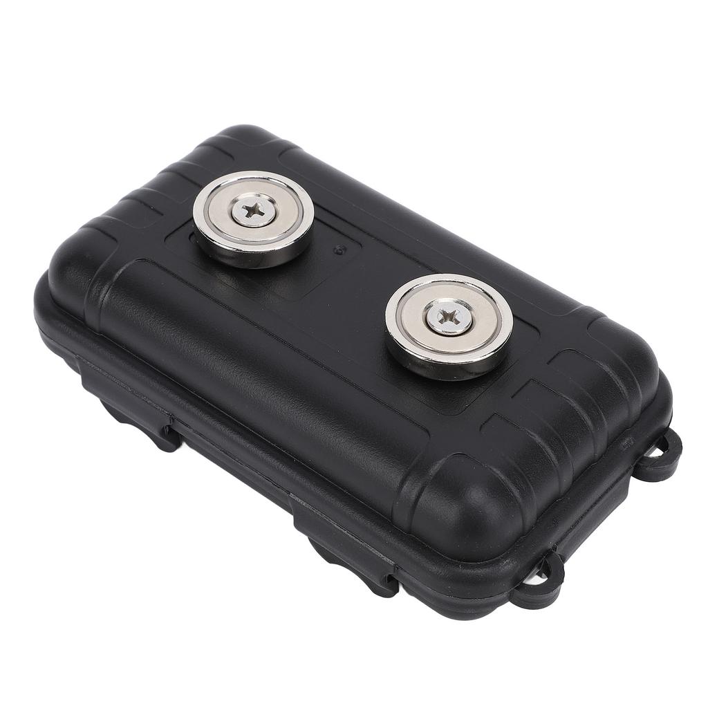 Magnetic Key Box Under Car Concealed Tool Holder Storage Organizer for Security Labels Spare Keys