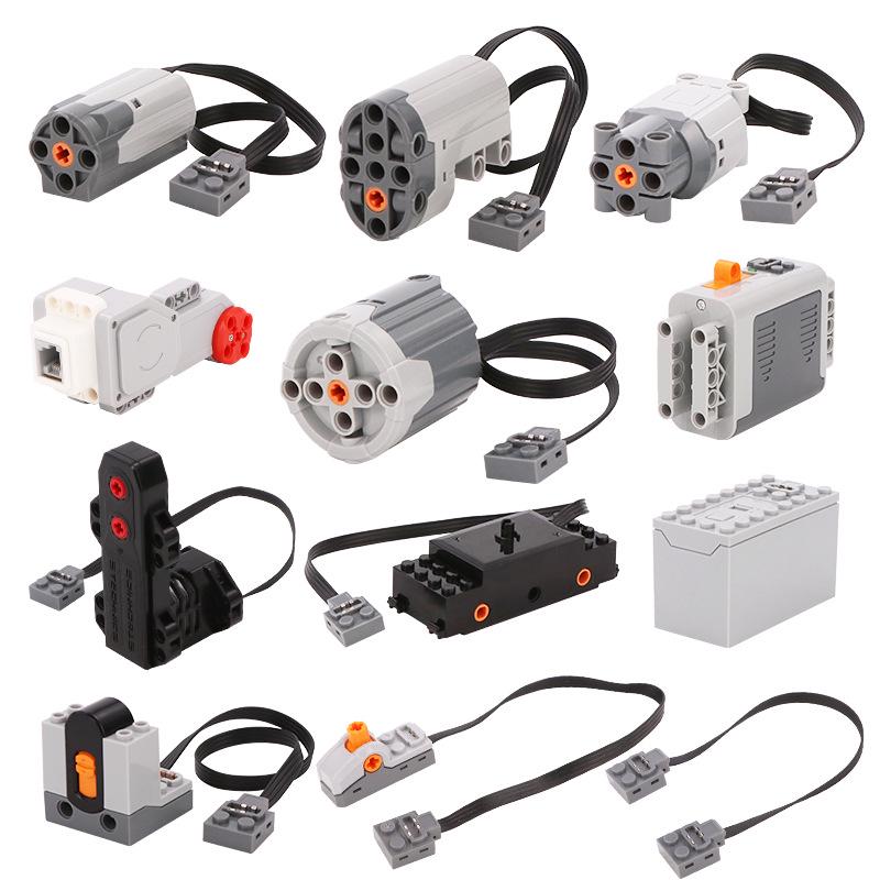 MOC Technické kostky kompatibilní s Lego: Power Group XL Motor & Lithium Battery
