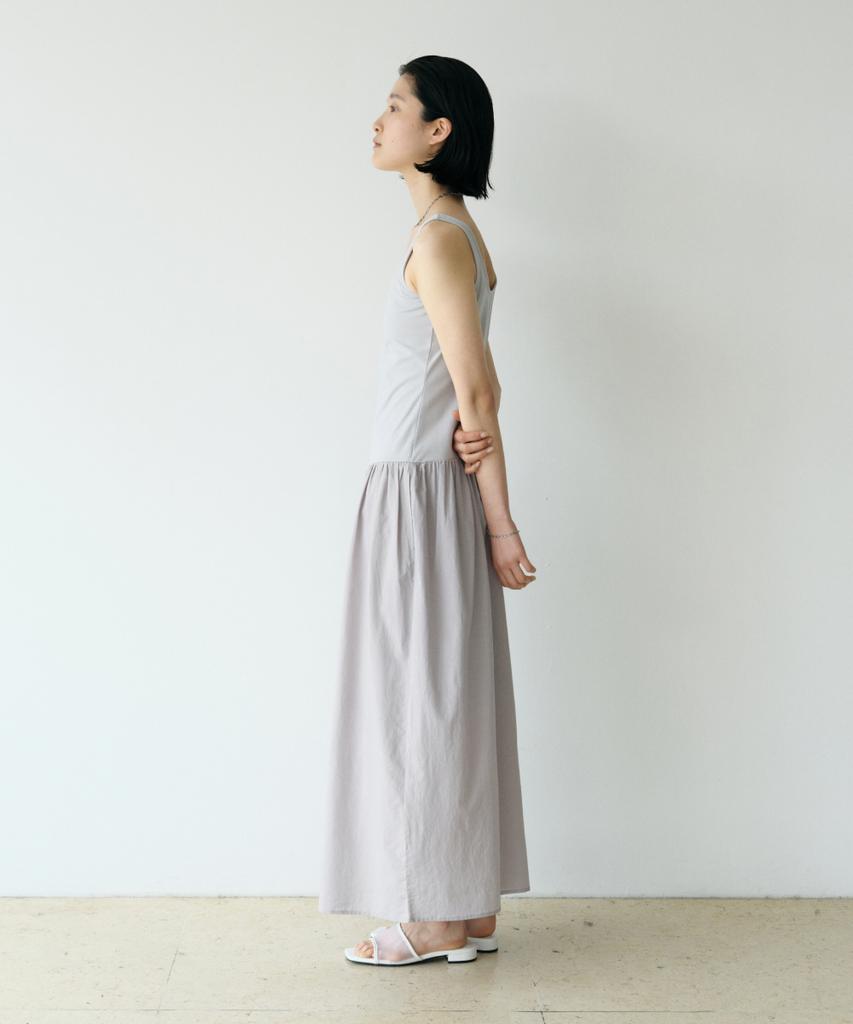 Loutaideu Jersey Maxi Dress [Grey]