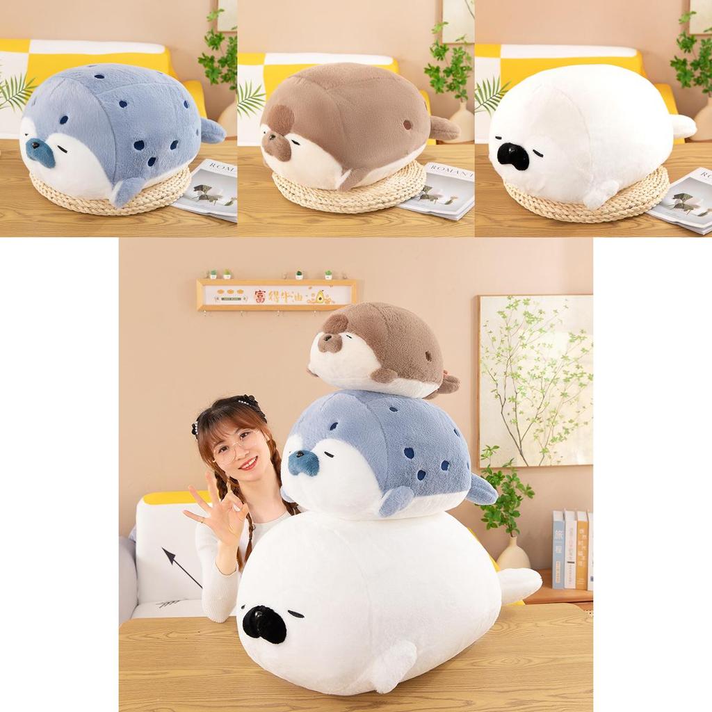 Adorable Soft Seal Plush Toy For Kids Cozy Animal Stuffed Pillow Cute Cushion