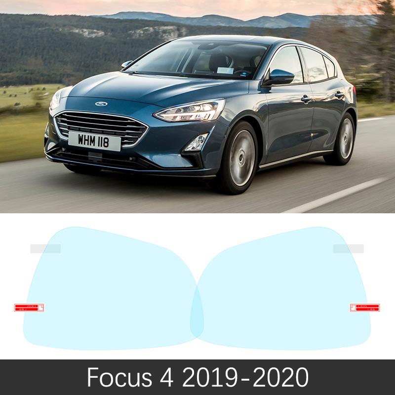 for Ford Focus 2 3 4 2004~ Full Cover Rearview Mirror Anti Fog Film Accessories MK2 MK3 MK4 ST 2008 2012 2014 2016 2018