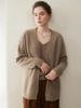 Autumn/Winter Luxury Cashmere Women's Versatile Knit Cardigan Coat