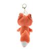 Plüsch Fuchs mit rosa Wangen Schlüsselanhänger Stofftier Puppe Schlüsselringhalter