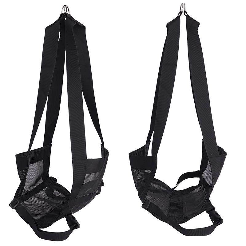 Small Animal Weighing Sling Calf Weighing Sling Black Durable Adjustable Strap Length for Weighing Calves Lambs Goats Baby