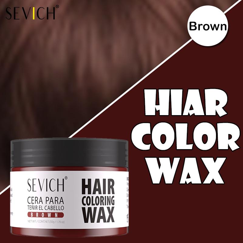 

SEVICH Одноразовая красящая глина для волос для самостоятельного окрашивания Легко смываемый воск для волос Цветной крем для волос Стойкий цвет волос Временная моделирующая паста 13 цветов