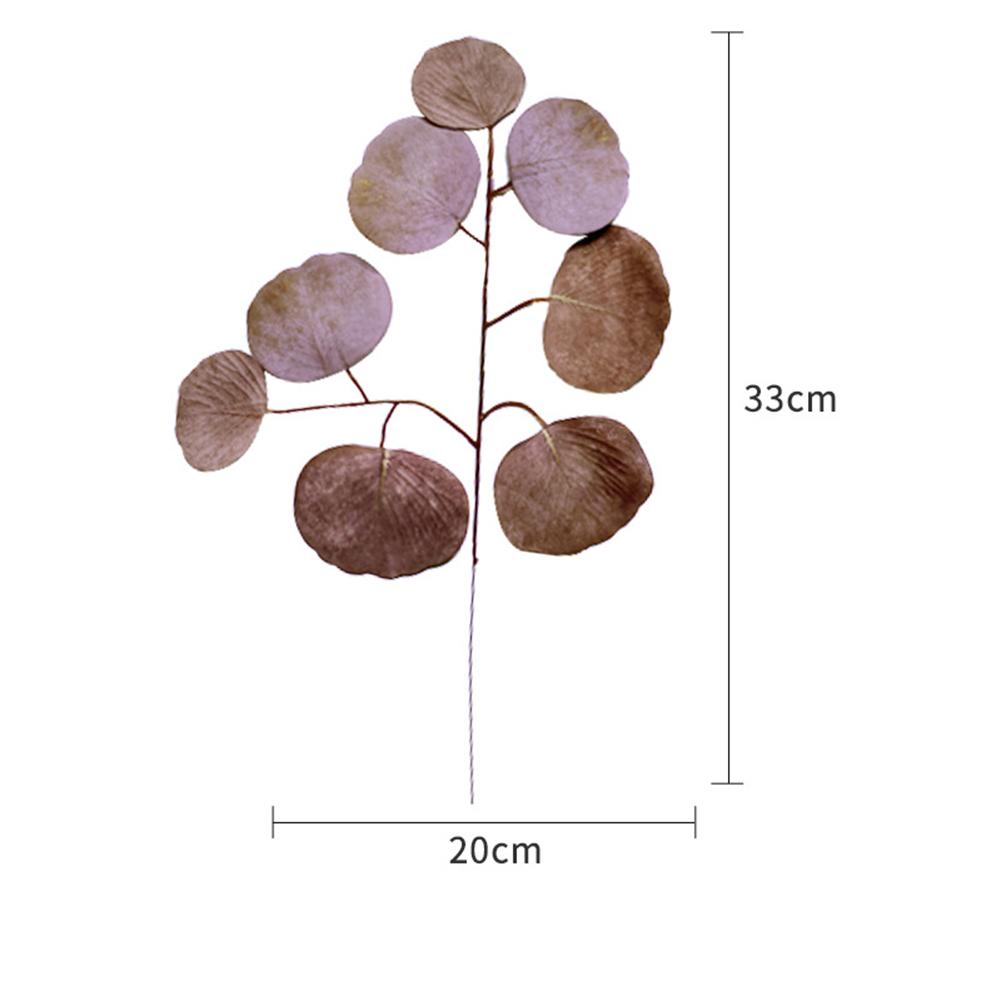 Simulation  Eucalyptus Colored Leaves Photo Shoot Photography Background Props Tabletop Home Decor