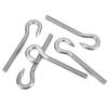 5Pcs Screw Hook Stainless Steel High Hardness Cup Hook for Mechanical Equipment HomeM8