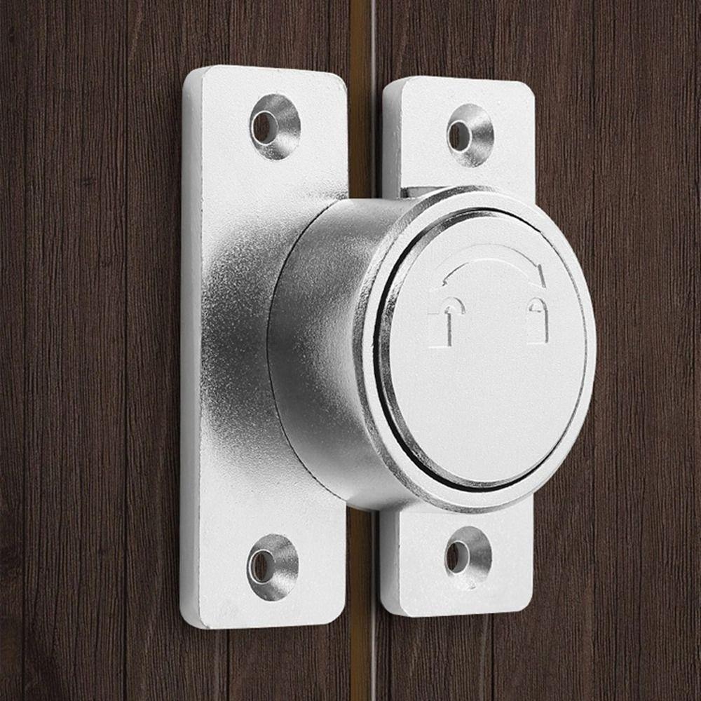 Zăvor antifurt pentru uși glisante, cataramă din aliaj de zinc, șurub nou pentru uși