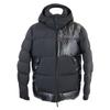 MONCLER PALLARDY/Paradise Back Logo Bi-Color Hooded Down Jacket 1 blackUsed