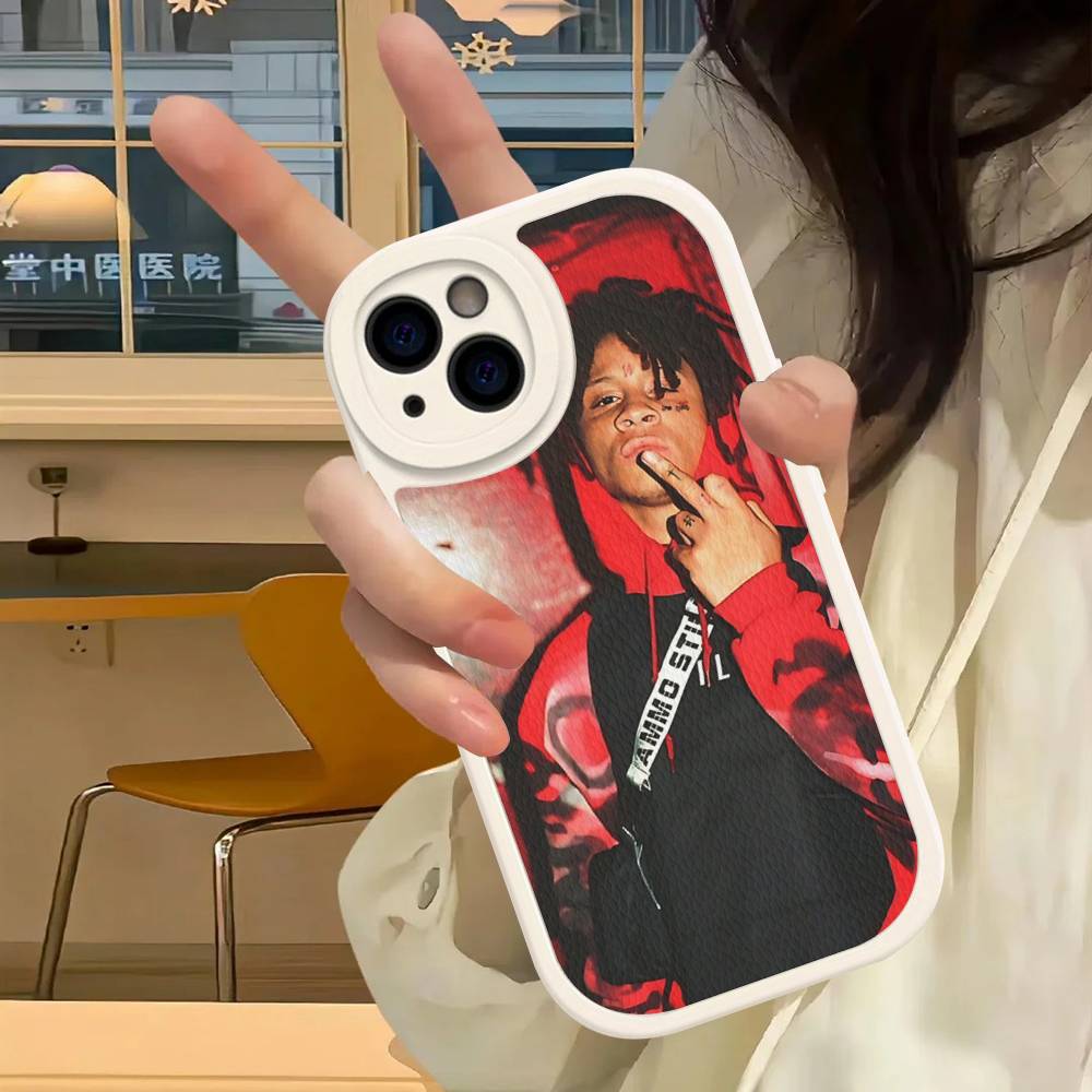 Rapper T-Trippie R-Redd Phone Case For Iphone 16 15 14 13 12 11 Pro Max Plus Leather Soft Back Cover