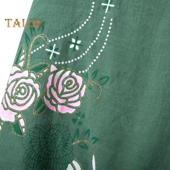 2 Pcs/Set Women T-shirt Pants Set Homewear Outfit Solid Color Floral Print Round Neck Short Sleeve Top Wide Leg Elastic Waist Loose Pants Pajamas