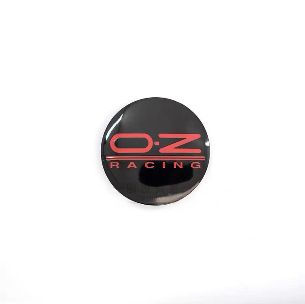 4pcs/lot 55mm OZ Racing Emblem Badge Car Styling Wheel Center Cover Sticker Carbon Fiber Hub Cap Decal For OZ M582