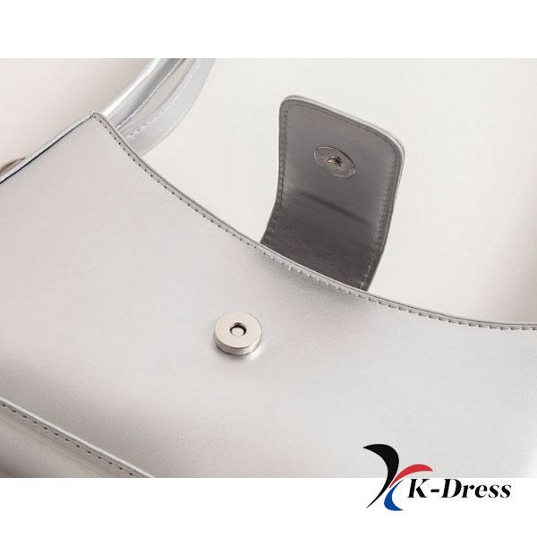 Square Baguette Glossy Shoulder Bag (3 Colors) Basic Type