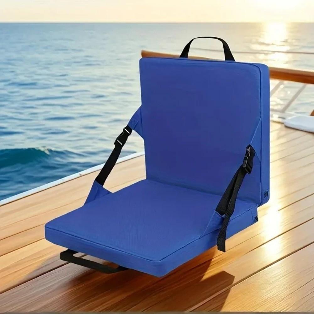 Soft Sponge Cushion Beach Chair Cushion Durable Construction Backrest Seat Mat  Sports Stands