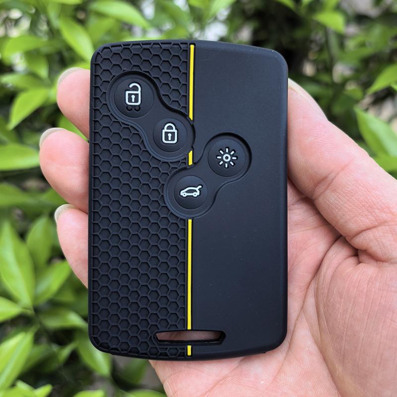 

Silicone Car Remote Key Case Cover Shell Fob For Renault Duster Captur Clio Logan Megane 1 2 3 Koleos Scenic Nema Fluence Zoe