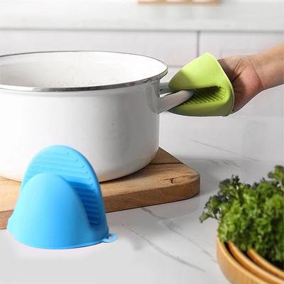 1 Peça de Luvas Macias Resistentes ao Calor Anti-escaldantes Pinça Espessa Luvas de Forno Cozinha Ferramentas Práticas de Cozinha
