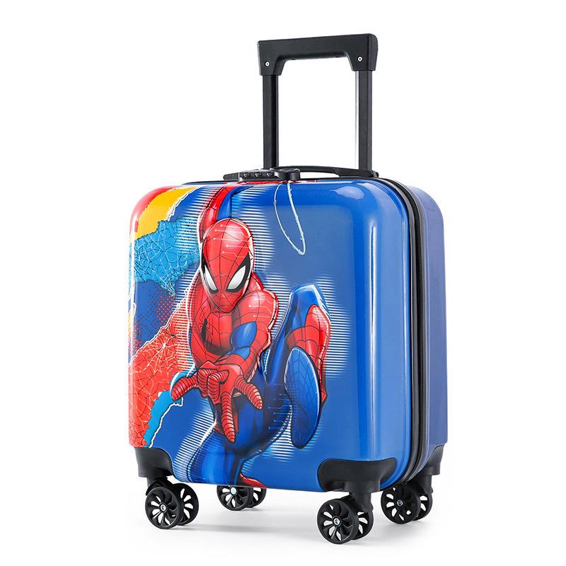 Children's Cartoon Trolley Suitcase with Universal Wheels - Ideal for Boys and Girls