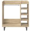 Golftafelkast met Wielen Uni Sonoma Eiken 90 x 45 x 98 cm