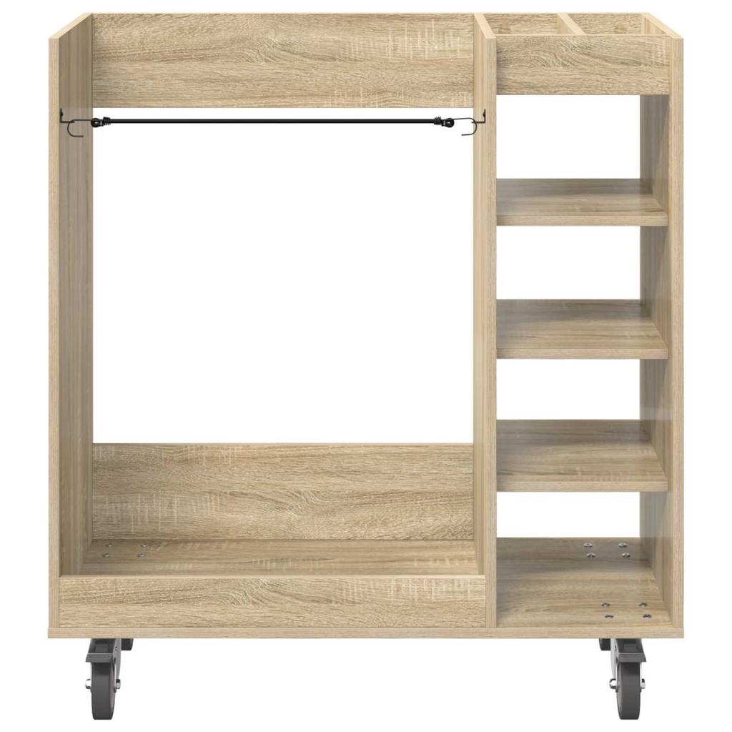 Golftafelkast met Wielen Uni Sonoma Eiken 90 x 45 x 98 cm