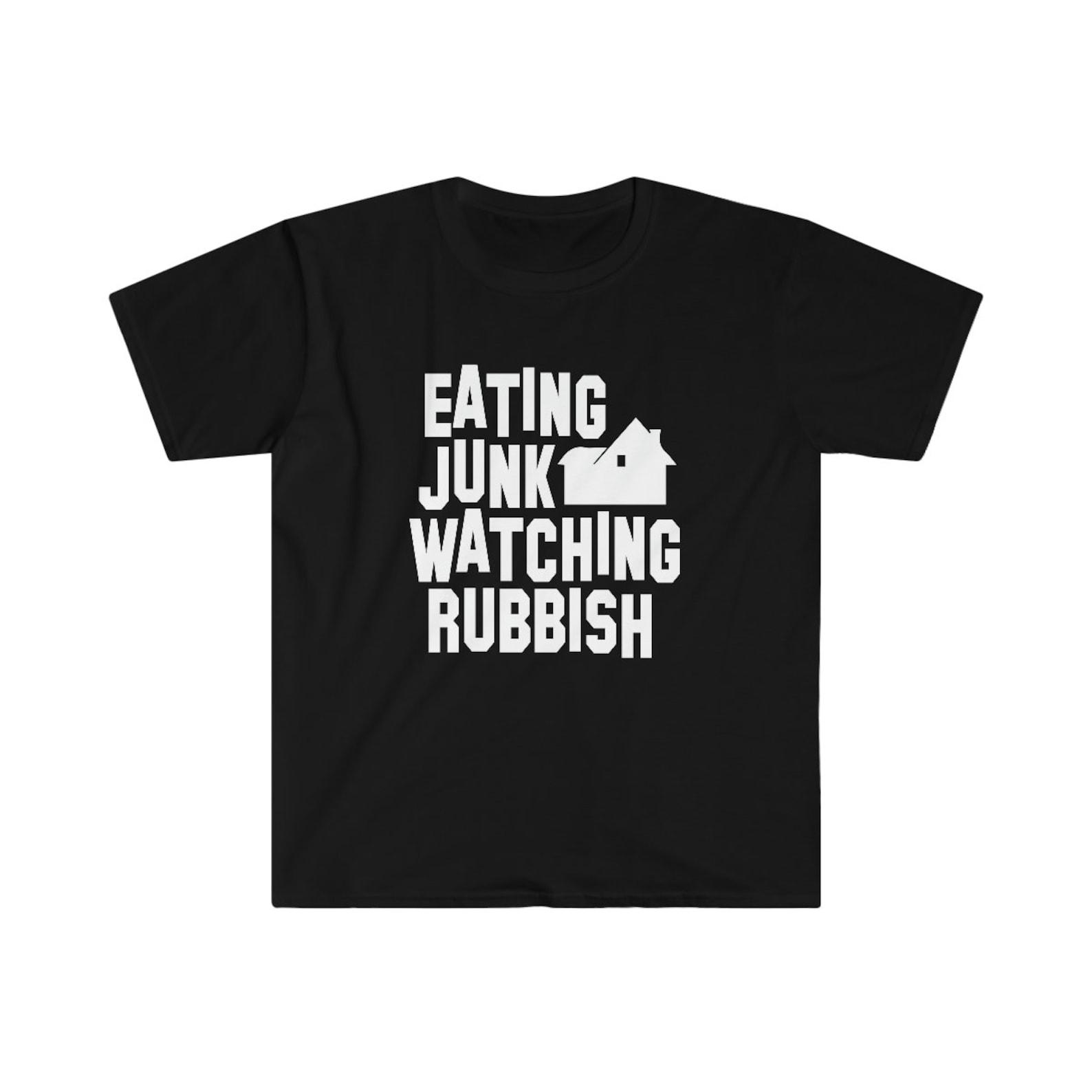 Eating Junk Watching Rubbish Home Alone T Shirt M