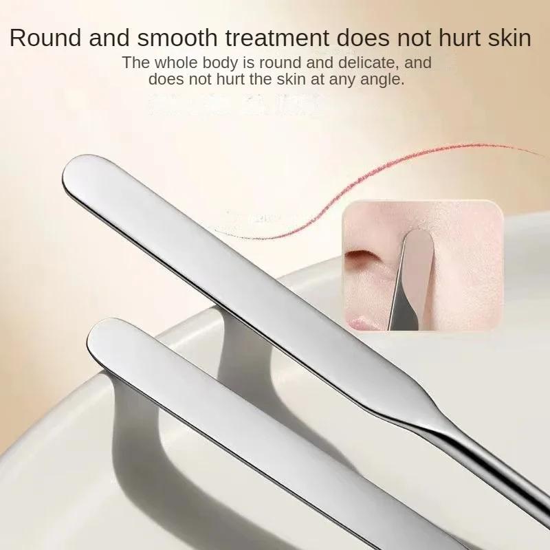 Foundation Shovel Color Bar Stainless Steel Liquid Foundation Scraper Double-headed Foundation Mask Scraping Board Cosmetic Tool