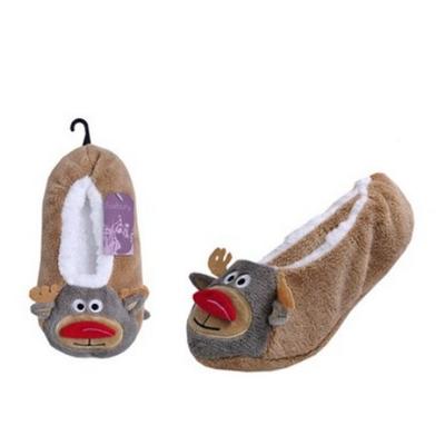 Womens/Ladies Rudolph Slipper Socks