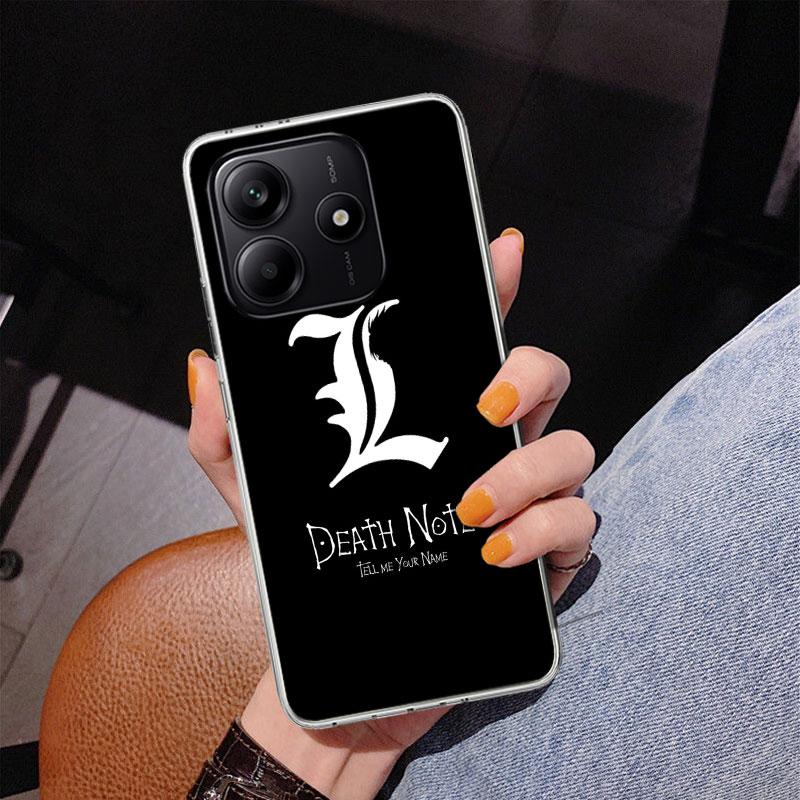 N-Note D-Death Anime Ryuk Phone Case For Xiaomi Redmi Note 15 14 13 12S 12 11 Pro Plus 14S 11S 11E 10 10S 11T 5G Personalized Co