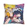 Panty Stocking with Garterbelt Square Pillow Case Cartoon Cushion Covers Custom Zipper Decor Pillowcase for Living Room 40x40cm