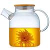 Thickened Floral Teapot: Large Capacity High Borosilicate Glass Kettle, Electric & Ceramic Stove Compatible, Multifunctional.