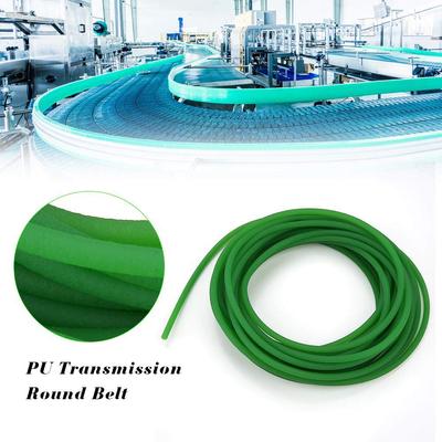 5 Meter 2mm-8mm Förderband PU Rundriemen Antriebsriemen Polyurethan Industrieriemen Grüner Riemen Übertragungsriemen