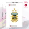 Argentina football logo Pattern  3pcs 100% Round Full Drill 5D DIY Diamond Painting Embroidery Cross Stitch Rhinestone Décor