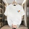 American Printed Cotton Short-Sleeved T-Shirt Men'S Loose Round Neck Short-Sleeved Couple'S Casual Versatile Half-Sleeved Bottoming Shirt
